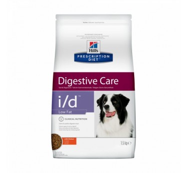 PD  I/D Low fat для собак лечение заболеваний желудочно-кишечного тракта, низкокалорийный 12 кг